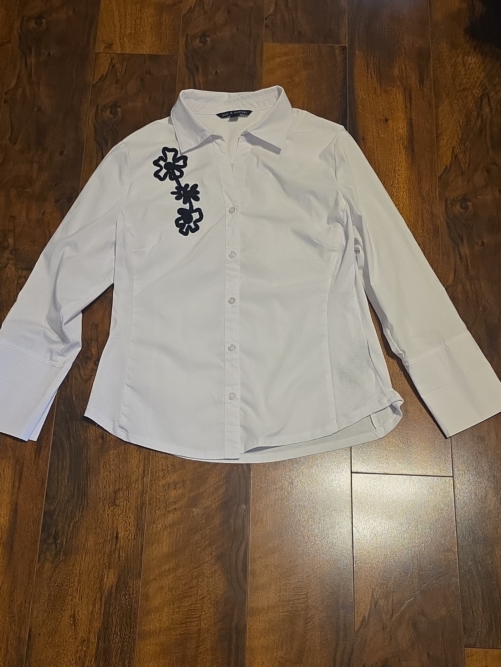 Zac & Rachel Lavender Button Blouse